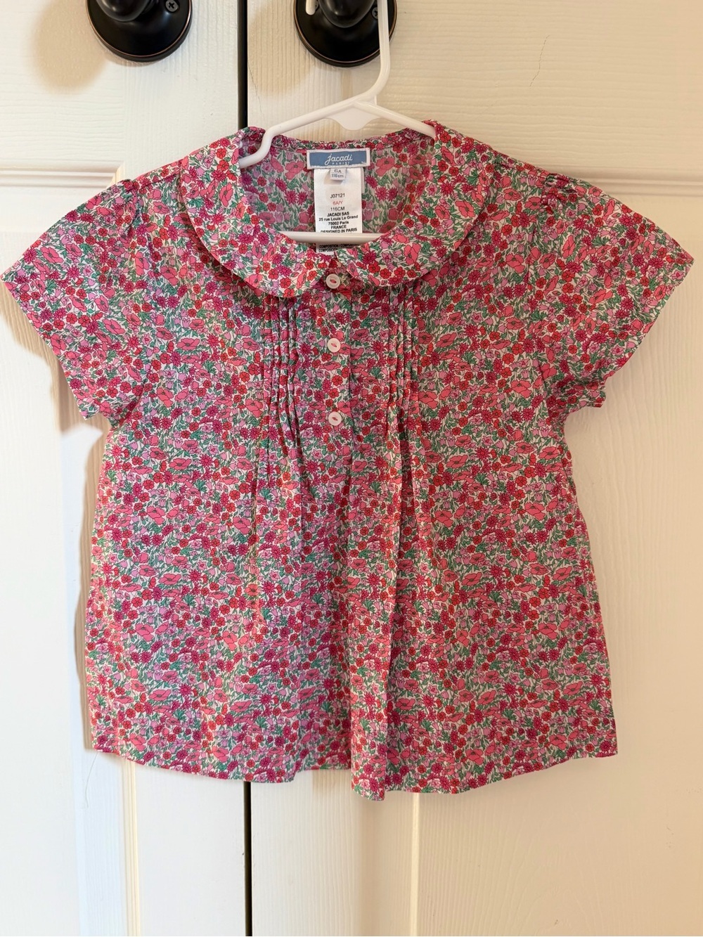 EUC Jacadi Paris Girls Liberty top size 6